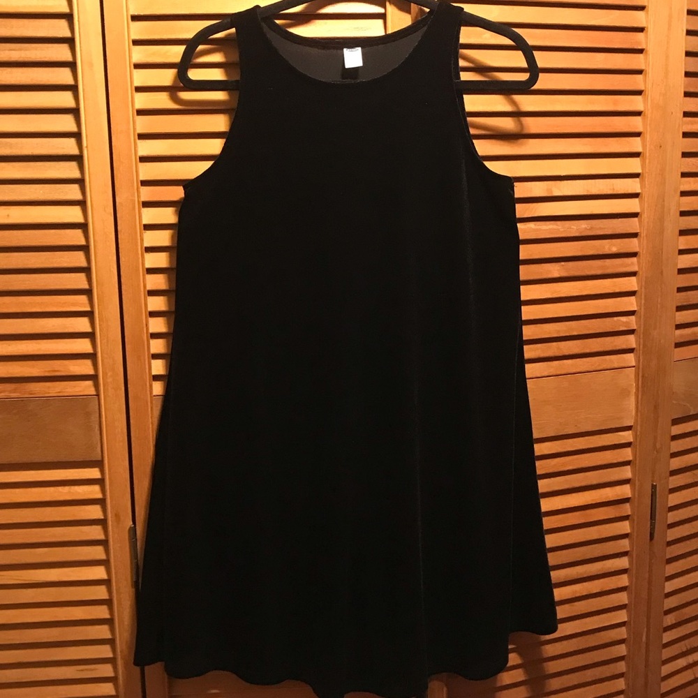 Old Navy Black Velour Jumper